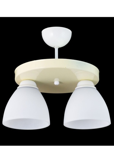 Tekli Yuvarlak Krem Spor Model Modern Avize C