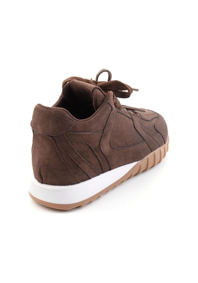 Bambi Kahve Süet Kadın Sneaker K01791073272