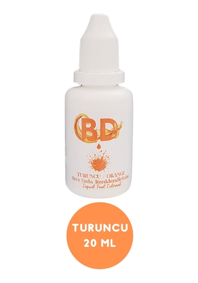 Bd Sıvı Gıda Boyası 20 Ml Turuncu