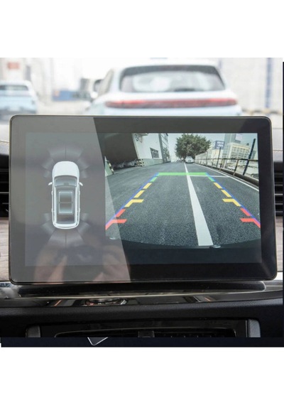 Fuchsia Tesla Skywell Et5 Araç Multimedia Lcd Ekranı İçin Şeffafçizilmez Temperli Cam Koruma
