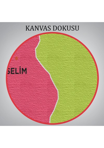 Kars İli Ve İlçeler Haritası Dekoratif Kanvas Tablo 1379