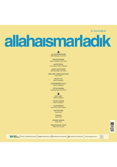 Sezen Aksu - Allahaısmarladık Plak