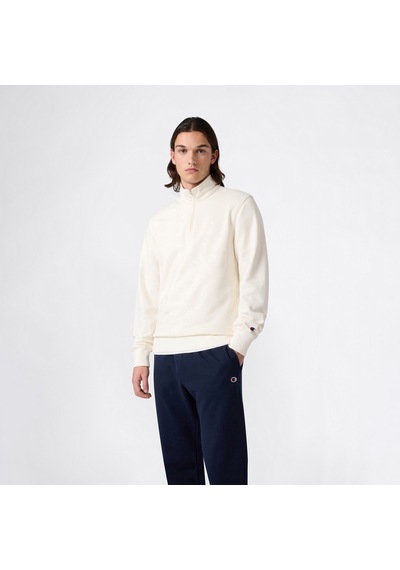 Champion Half Zip Erkek Bej Sweatshirt 222044 5559697