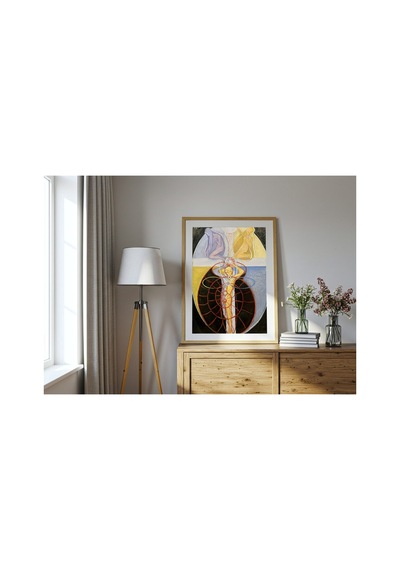 Hilma Af Klint Us Serisi No.1 Çerçevesiz Poster 30x42 Cm A3 Tablo Soyut Sanat Duvar Dekoru