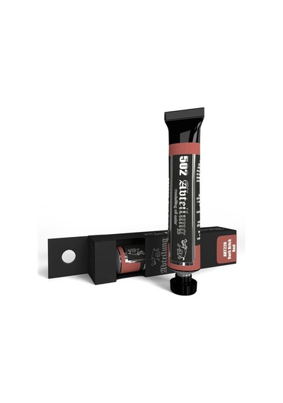 20 Ml. Koyu Tuğla Kırmızısı Yağlı Boya, Ak Interactive Abt220 Standart