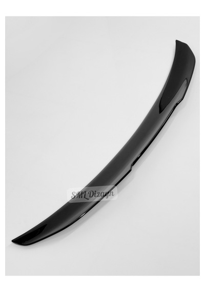 Bmw 4 Serisi Gran Coupe F36 Uyumlu Psm Stil Bagaj Spoileri - Parlak Siyah Piano Black Plastik Spoyler 2014-2020