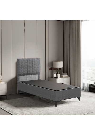 Luna Elite Tek Kişilik Yatak Baza Başlık Set 3'lü Set Konuma Özel Teslimat 90 x 190 CM