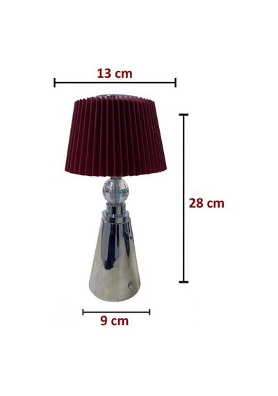 Eray Aydınlatma Tl283 Krom Dokunmatik Led Masa Lambası Krom