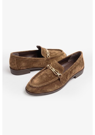 Louis Cardy Monroe Sigaro Süet Deri Kadın Loafer