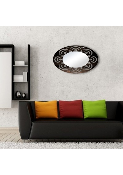Kişiye Özel Ahşap Çerçeveli Duvar Aynası - Model 1-3