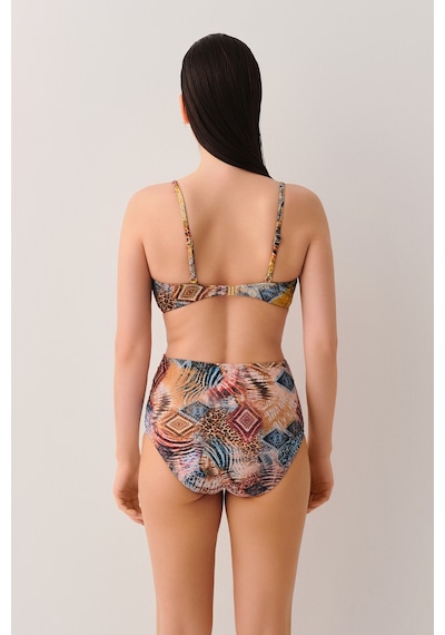Suwen Freya Üçgen Bikini Üst Sb25315984984 Etnik Desenli