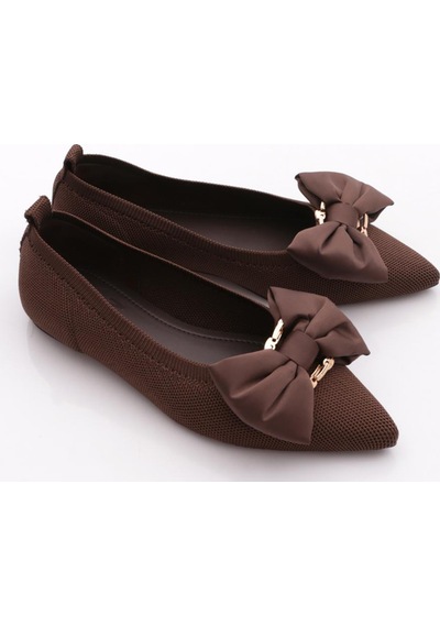 Dgn Pm386-k4206 Kadin Babet Kahve Triko