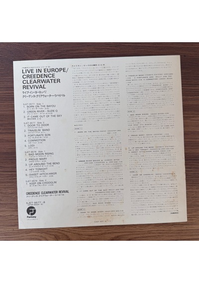 Creedence Clearwater Revival Live In Europe