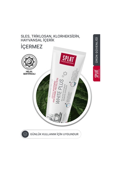 Splat White Plus Beyaz Diş Macunu 100 Ml 2 Adet