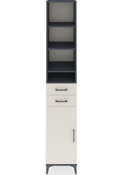 Hyperion Dolap 6 Raflı 2 Çekmeceli Tek Kapaklı 44x44x243 Antrasit-aytaşı Antrasit Hyperion Dolap 6 Raflı 2 Çekmeceli Tek Kapaklı 44x44x243 Antrasit-aytaşı Antrasit