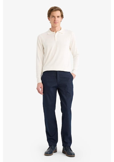 Defacto Regular Fit Düz Paça Pantolon G6588ax25wnnv86 Lacivert-nv86