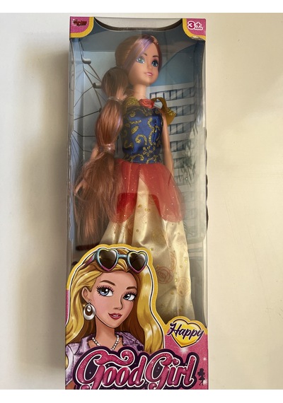 Renkli Elbiseli Renkli Saçlı Bebek 30 Cm Model Oyuncak Bebek Model Bebek