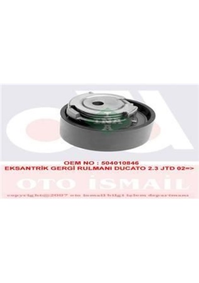 INA 531050510 TRİGER EKSANTRİK GERGİ RULMANI DUCATO 02-06 2.3 JTD