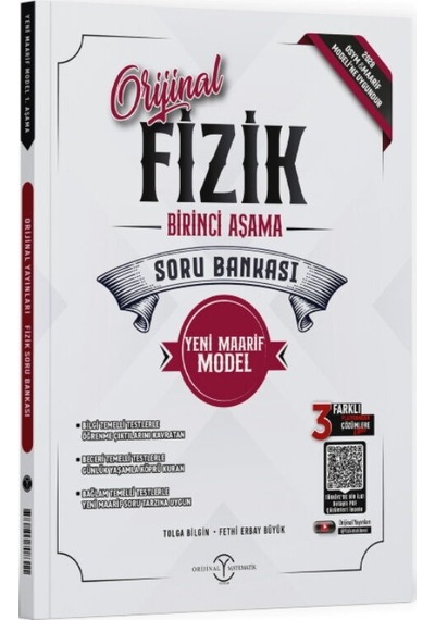 Orijinal Yayınları Fizik Maarif Birinci Aşama Soru Bankası