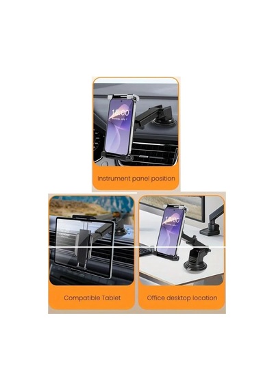 Nr77 Araç İçi Tablet Ve Telefon Tutucu Tablet Tutucu 2 Mixed