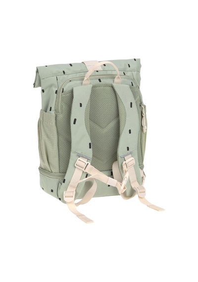 Lassig Happy Prints Mini Rolltop Sırt Çantası Light Olive Yeşil