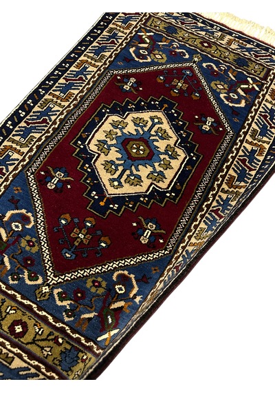 El Dokuma Sıfır Yahyalı Halısı 78x130 Kök Boya Yün Küçük Halı El Dokuma Sıfır Yahyalı Halısı 78x130 Kök Boya Yün Küçük Halı