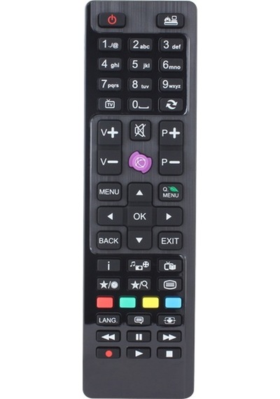 Herz Kl Vestel Uyumlu -seg-regal Rc4849 Rm-l260 Lcd Mini Mor Tuşlu Lcd-led Tv Kumanda