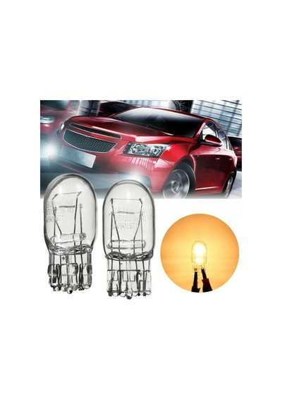 Fesanotomotiv 2 Adet T20 Çift Duylu Park Sinyal Geri Vites Ampulü 21W 5W Drl
