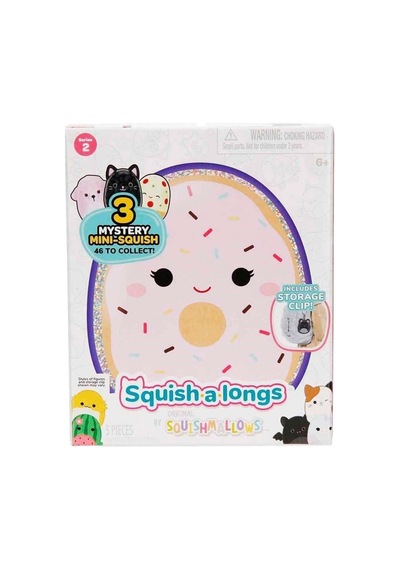 Squish-a-longs 3 Figür-yüzük Çantalı Sürpriz Paket