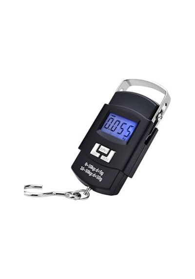 Dijital El Kantarı Portable Electronic Skale Bagaj Bavul Hassas El Terazi 50 Kg Lcd Ekran Siyah - 707715585