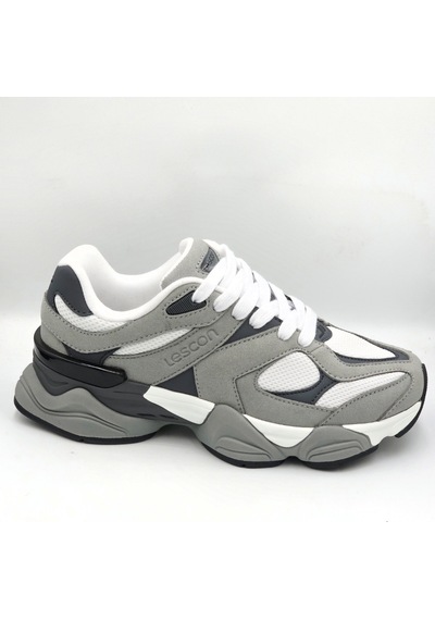 Lescon Ghost 3 Easystep Gri Renk Unisex Sneaker Spor Ayakkabı