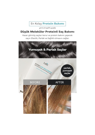 Lador Hidrolize Kolajen Içeren Kuru Ve Hasarlı Saçlara Özel Saç Bakım Kremi Lpp Treatment 150ml