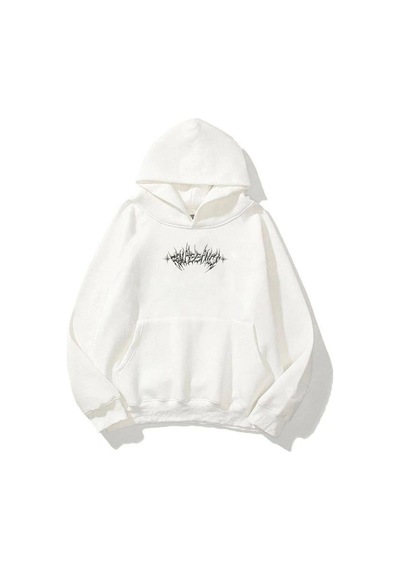 Startmore Unisex Angel Sweatshirt Hoodie Beyaz Beyaz