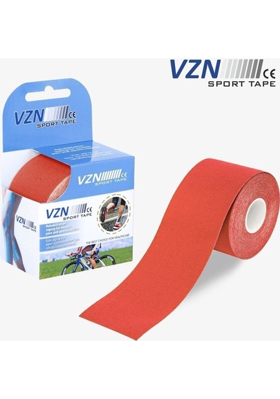 Bandı - Kinesio Bant - Sporcu Bandı -  Bandı 5cmx5m Kırmızı Renk