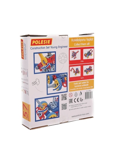 Polesie 56 Parça 2'Si 1 Arada Uçak Yapım Seti N:72962