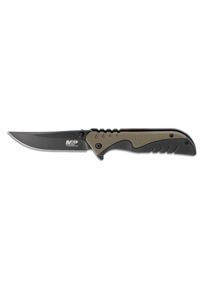 Smith Kamp Wesson M&p M2.0 Flıpper Black Upswept Od Zytel Rubber Handle 1100043 Kahverengi