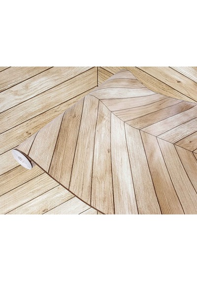D-c-fix 276-8200 Kahverengi Zigzag Ahşap Desen Yapışkanlı Folyo 67 Cm X 2 Mt 45 X 100cm