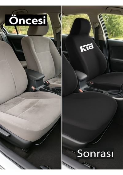 Kia Soul İle Uyumlu Oto Koltuk Kılıfı İle Aracinizi Yenileyin Konforu Ve Kaliteyi Yasayin Siyah Siyah