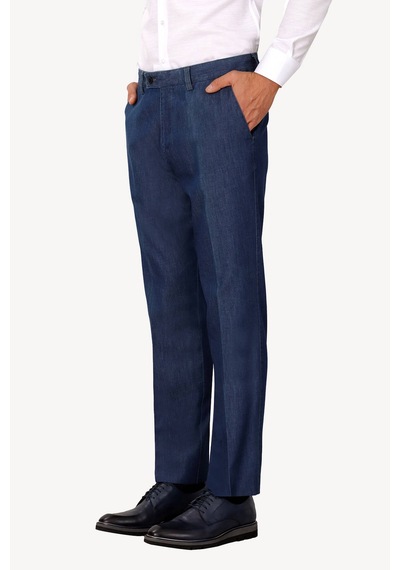 Ysf Erkek Lacivert Spor Kot Regular Fit Pantolon