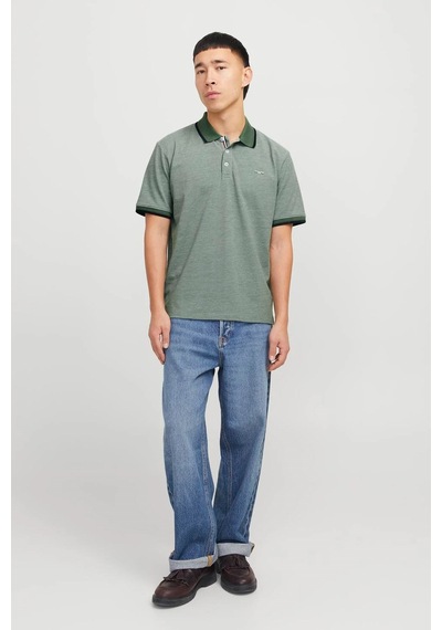 Jack & Jones Jprblualves Erkek Polo Yaka Tişört 12274681 Yeşil