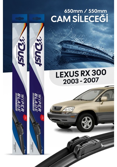 Lexus Rx Series Rx 300 Silecek Takımı 2003-2007 Uyumlu 650mm/550mm