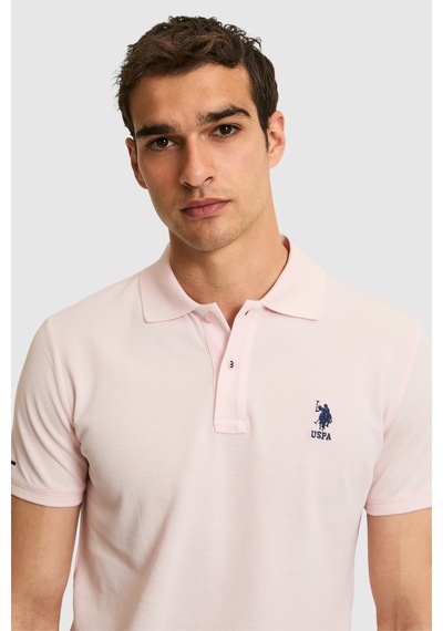 U.S. Polo Assn. U.s. Polo Assn. Erkek Açık Pembe Tişört Basic 50322304-vr078 Acık Pembe