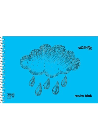Mynote Spiralli Pp Kapak 25x35 - 30 Yaprak Resim Defteri