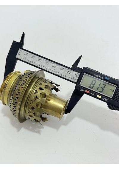 Antika Gaz Lambası Mekanizma Başlığı 013 Sarı