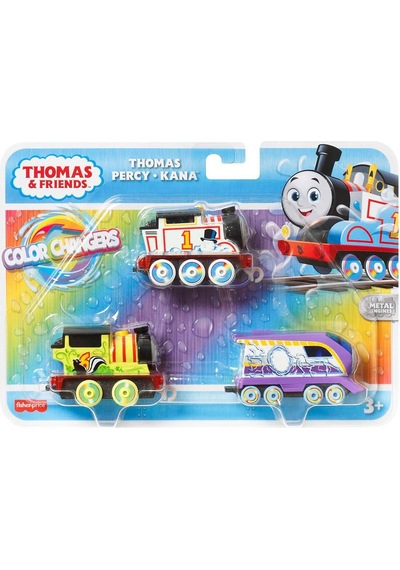 Fabbatoys Thomas Ve Arkadaşları - Renk Değiştiren Küçük Trenler 3'lü Paket