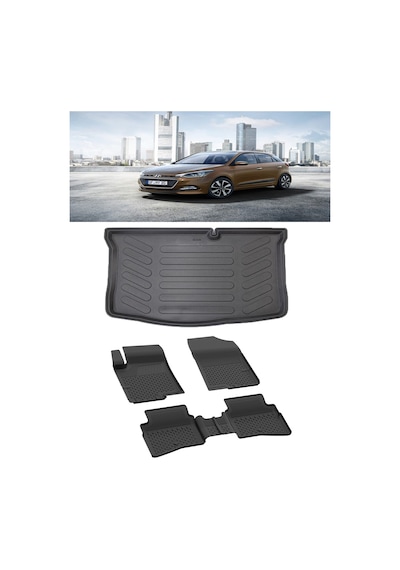 Sahler Hyundai İ20 2015-2020 4.5d Paspas 3d Rizline Bagaj Havuzu