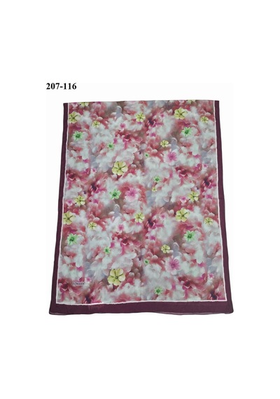 Moonscarfs Moonscarf Bambu Kraş Pamuk Şal Şarabi 207-116 Çok Renkli
