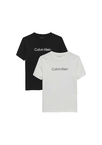 Calvin Klein Erkek Çocuk 2'li Tişört Iu0ıu00690 Siyah