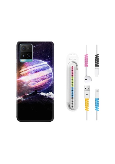 Vivo Y32 Kılıf Kablo Koruyuculu Super Planet 1797