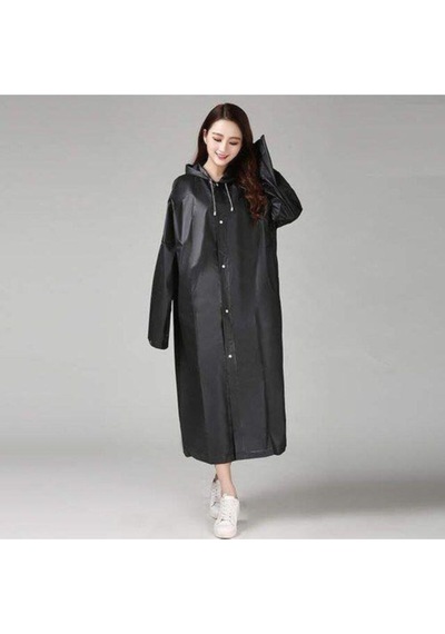 Bosile Unisex Yağmurluk, Şeffaf Su Geçirmez Pvc Şık Kıyafetüstü Eva Yağmurluk Çok Renkli